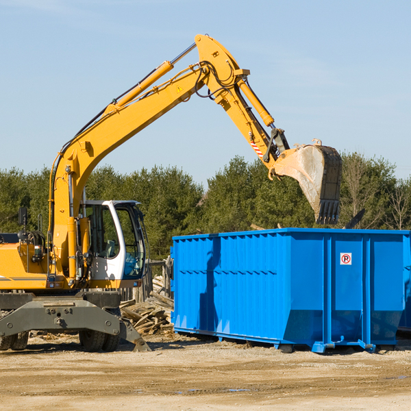 can i rent a residential dumpster for a construction project in Vance